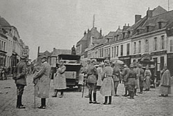 "The Kaiser in nearby Bapaume".  not the best of quality but a lovely picture from WW1 showing the Kaiser in the Place d'Faidherbe in nearby Bapaume Taken by Obtained from Charles Crossan 1914-1916